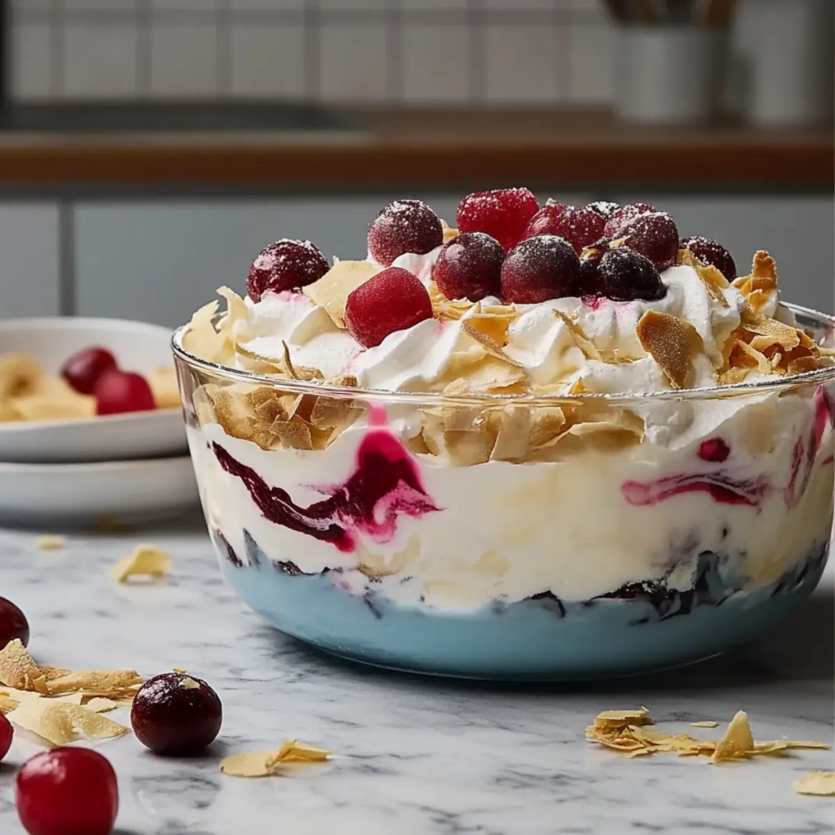 Engelscreme mit Kirschen und Frischkäse – Schritt 3