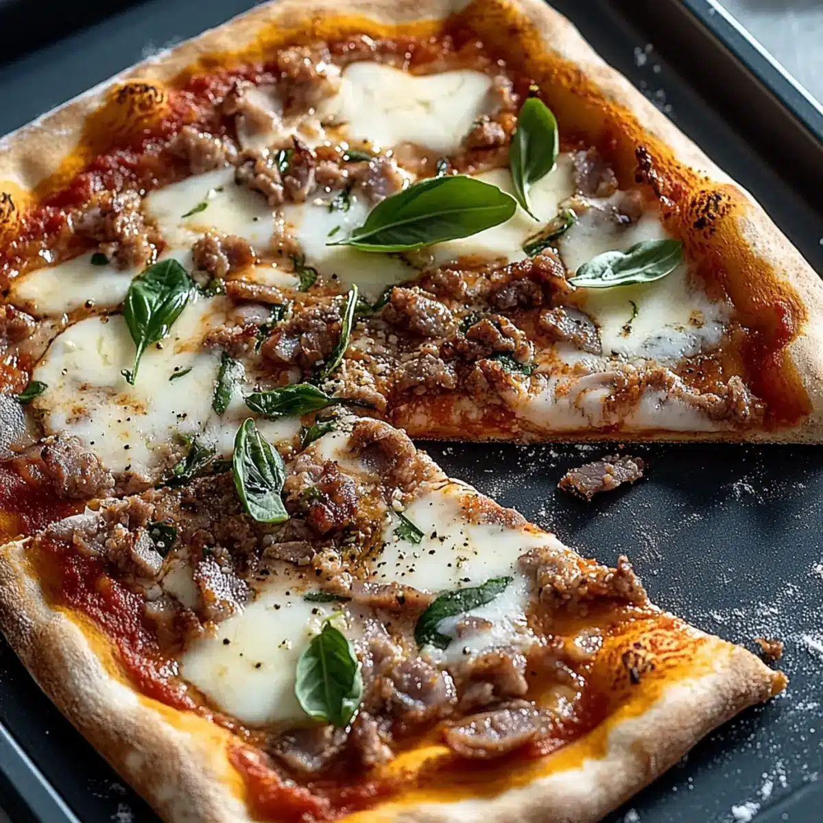 Fitness-Pizza mit Skyr – Endergebnis