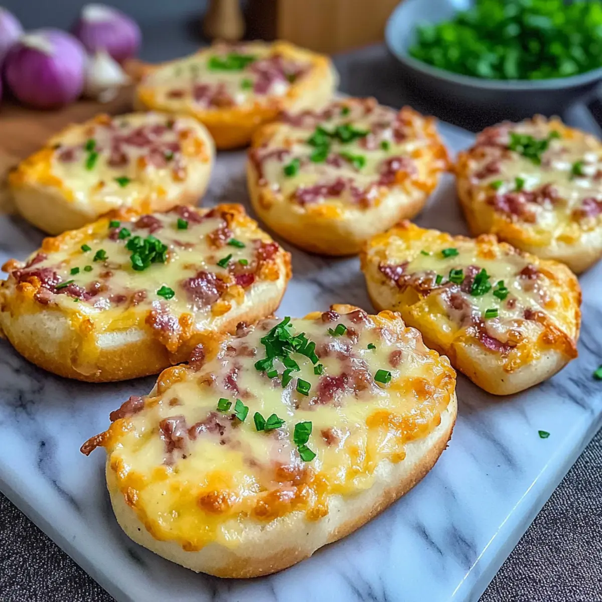 Flammkuchen Brötchen: 5 Zutaten Wunderbar Lecker