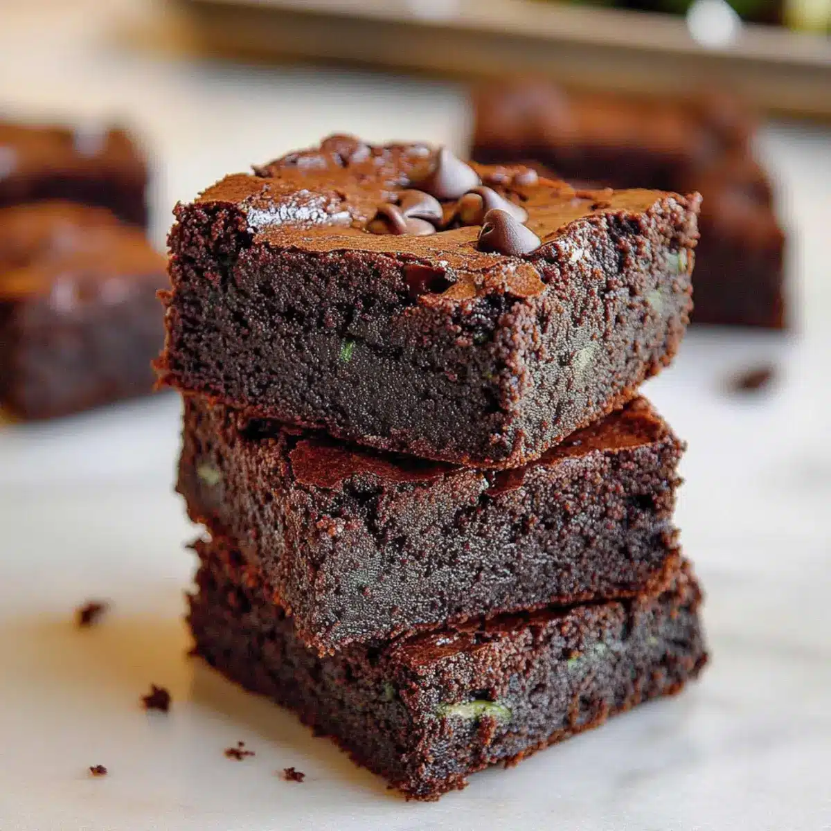 Gesunde Zucchini Brownies