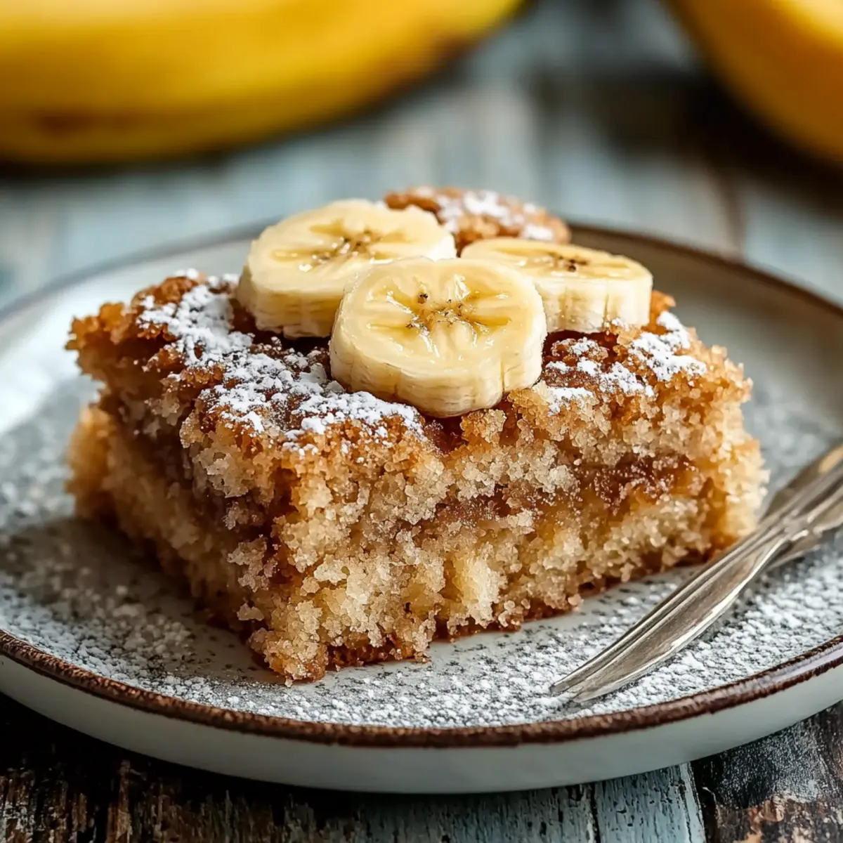 Gesunder Haferflocken-Bananenkuchen – Endergebnis