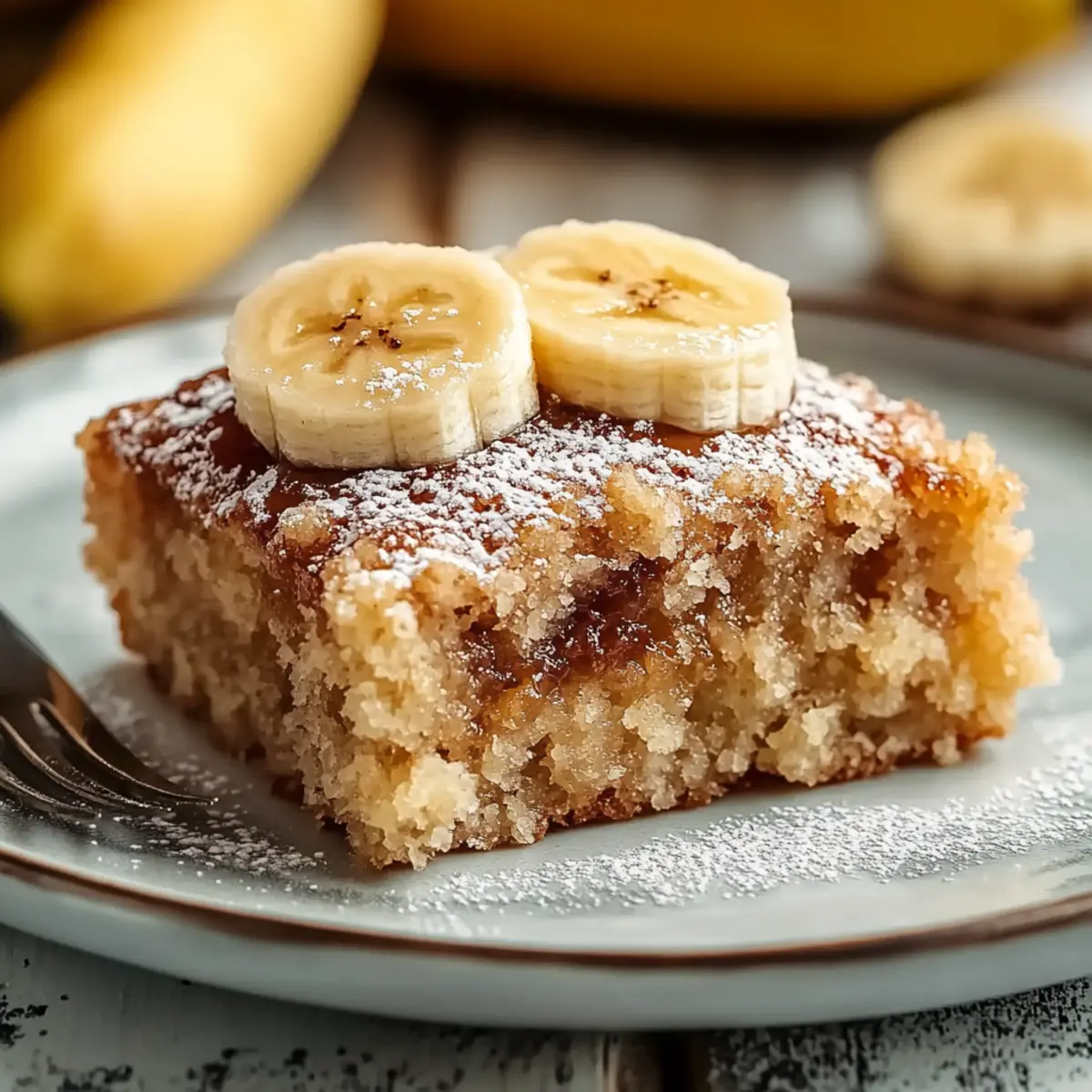 Gesunder Haferflocken-Bananenkuchen für jeden Tag
