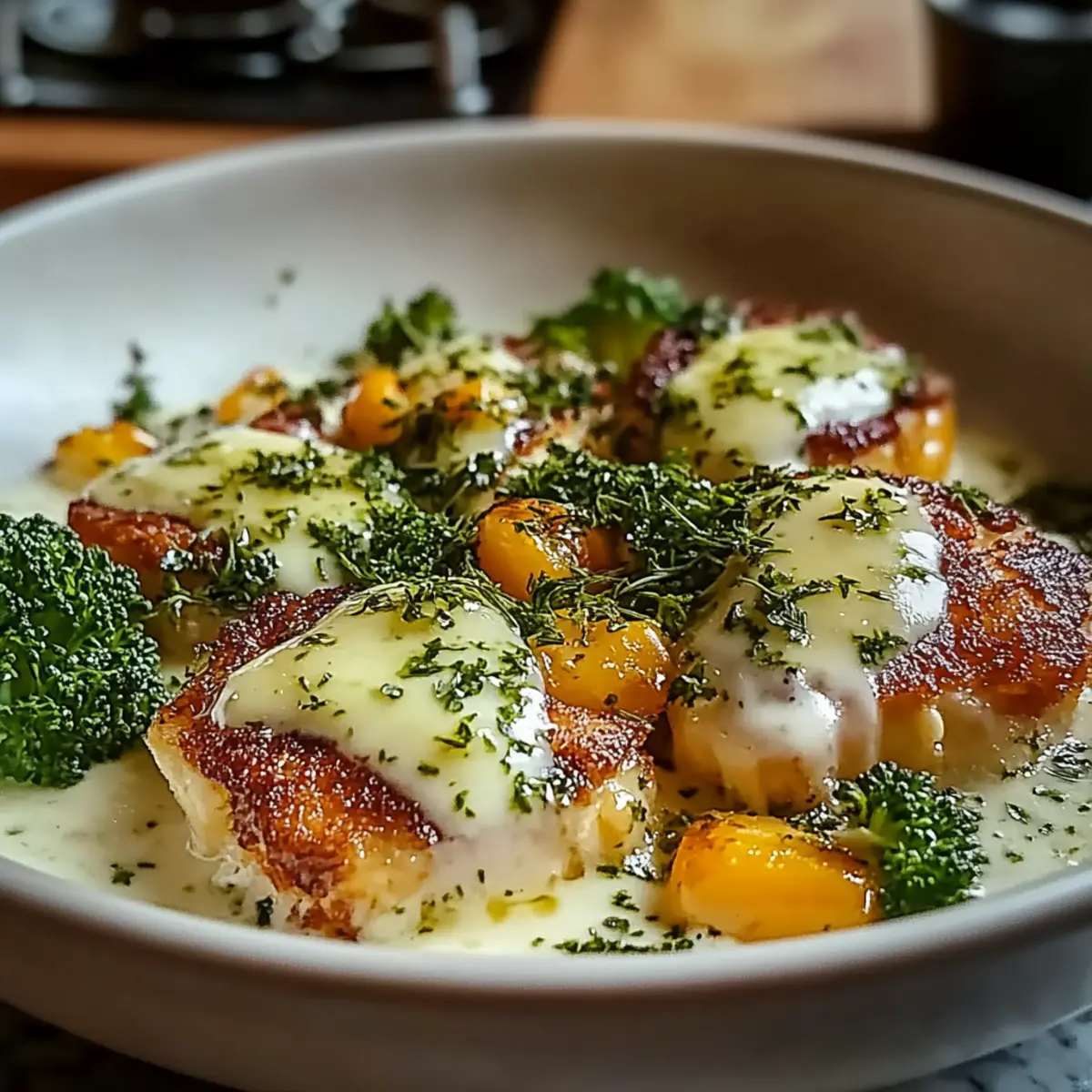 Gyrosauflauf mit Hollandaise – Endergebnis