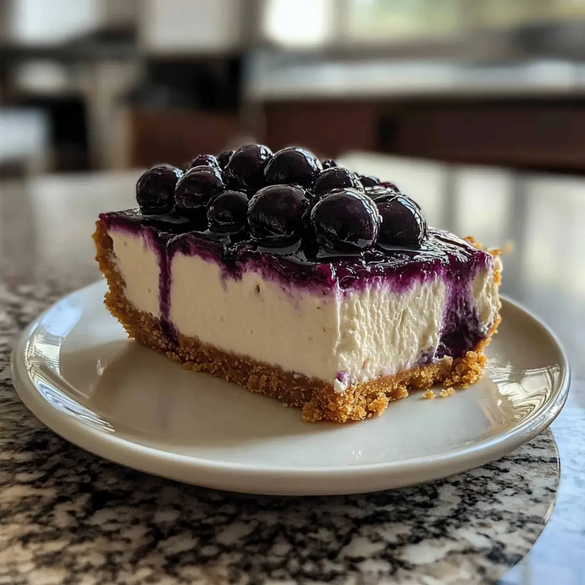 Heidelbeer-Cheesecake ohne Backen – Zubereitung