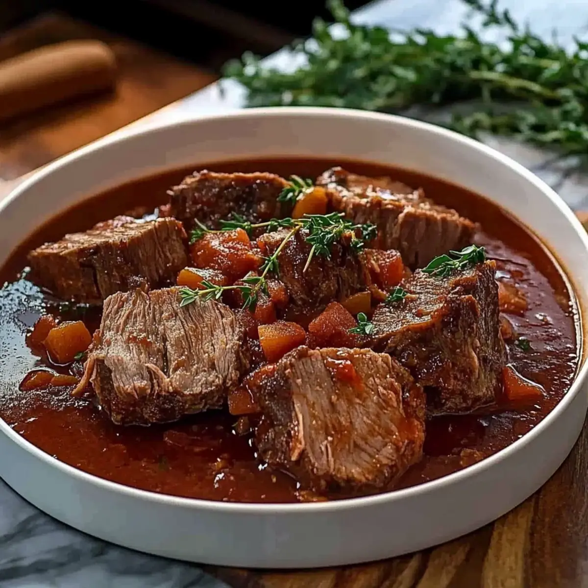 Italienischer Schmorbraten Stracotto – Zubereitung