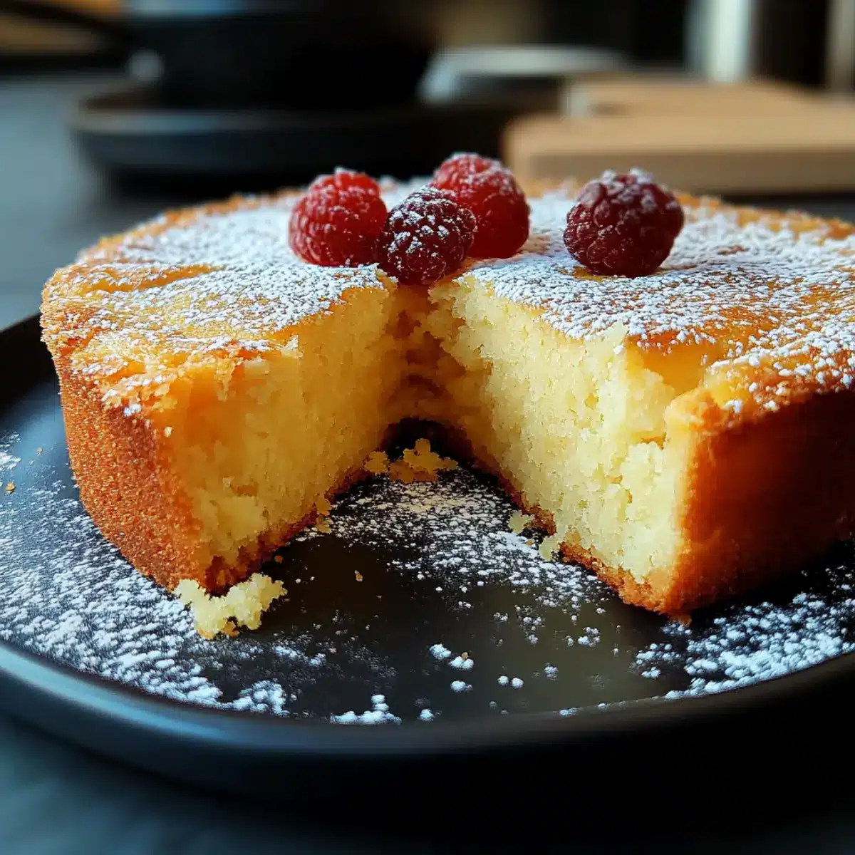 Joghurtkuchen ohne Mehl und Zucker