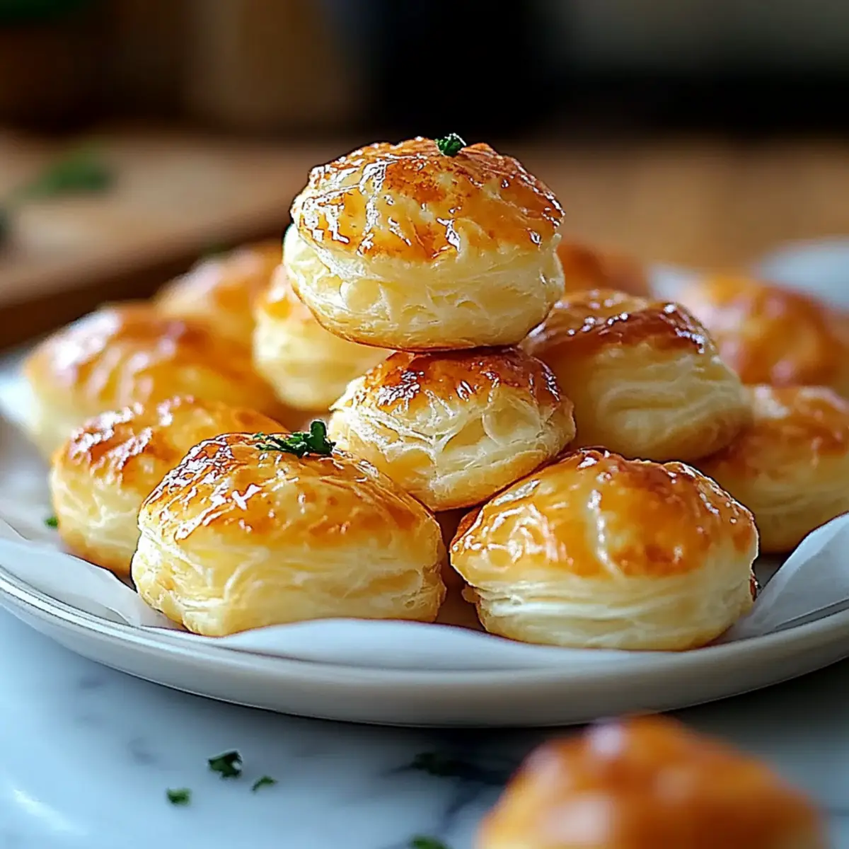 Käse Puff Snacks schnell – Endergebnis