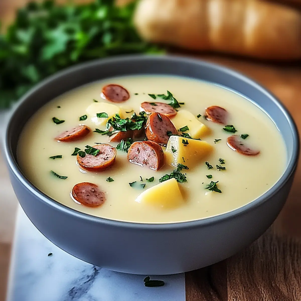 Kartoffelsuppe mit Würstchen – Schritt 3