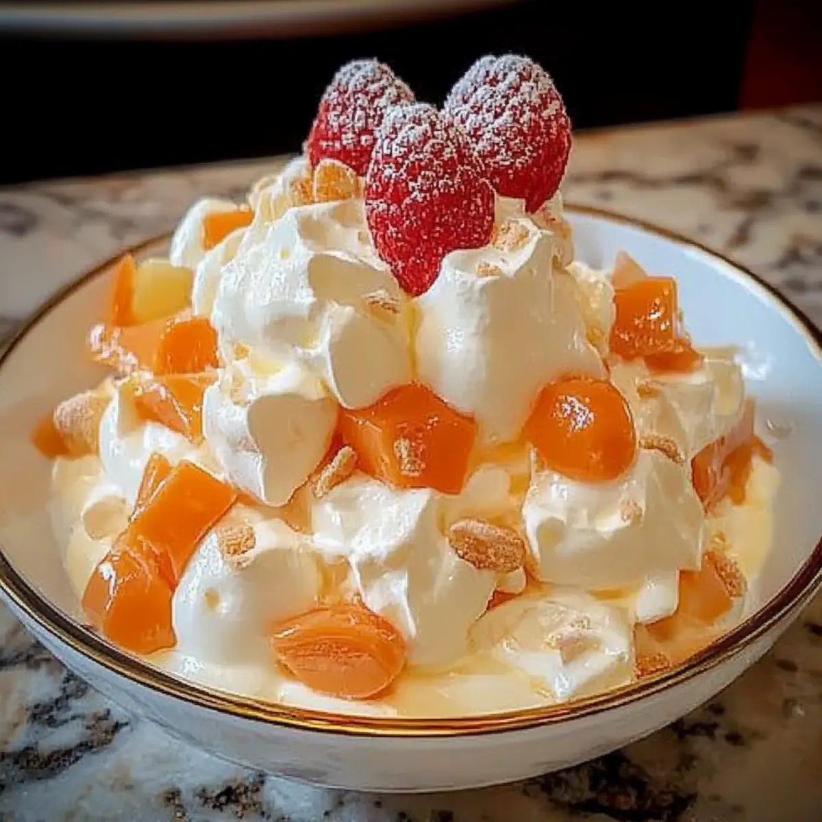 Omas Dessert schnell zubereitet – Endergebnis