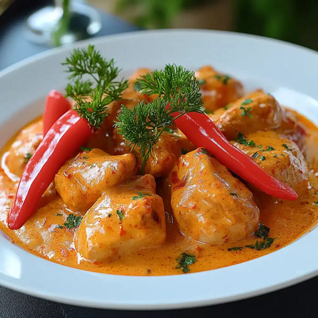 Paprika-Sahne-Hähnchen – Einfaches Rezept