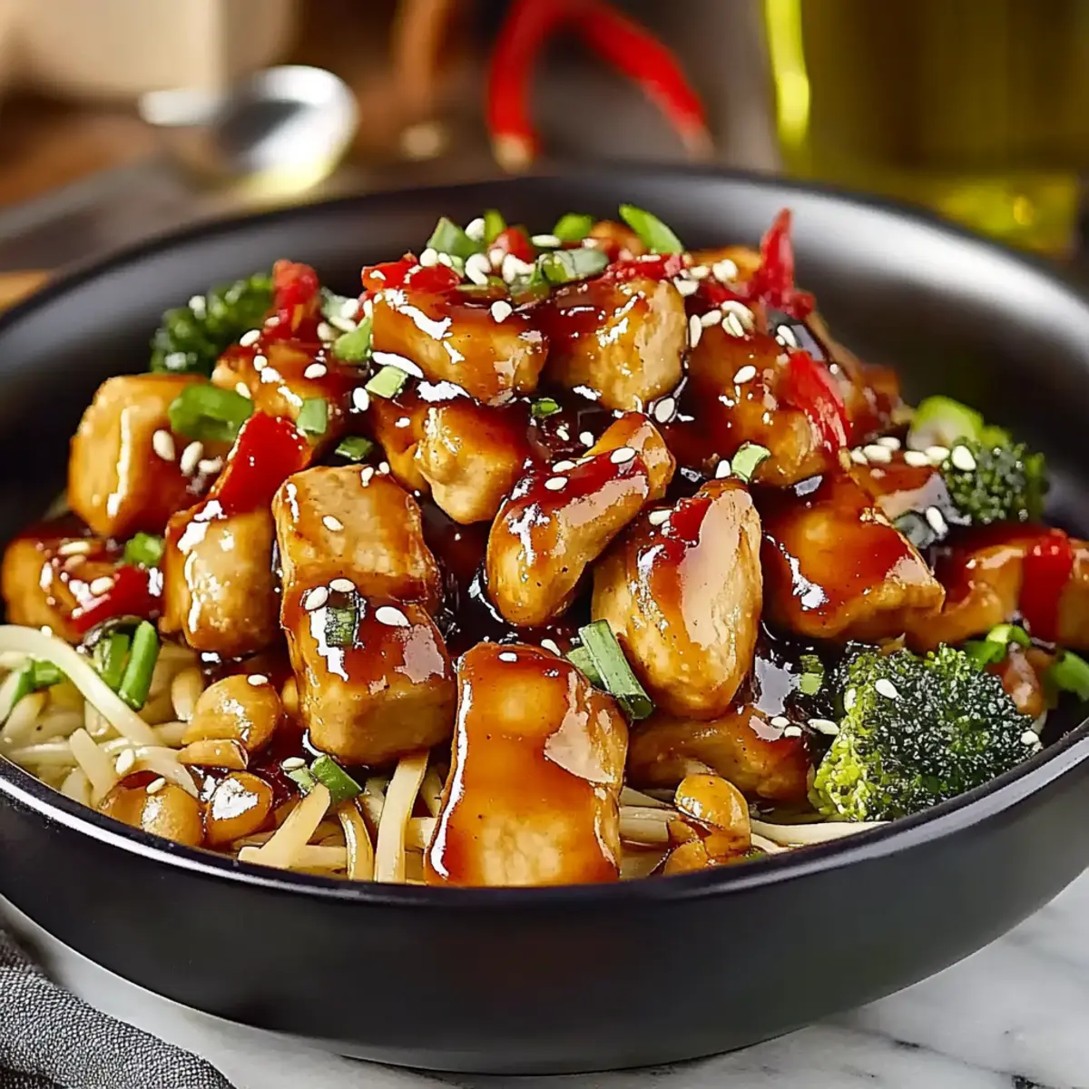 Teriyaki Hähnchen Pfanne – Zubereitung