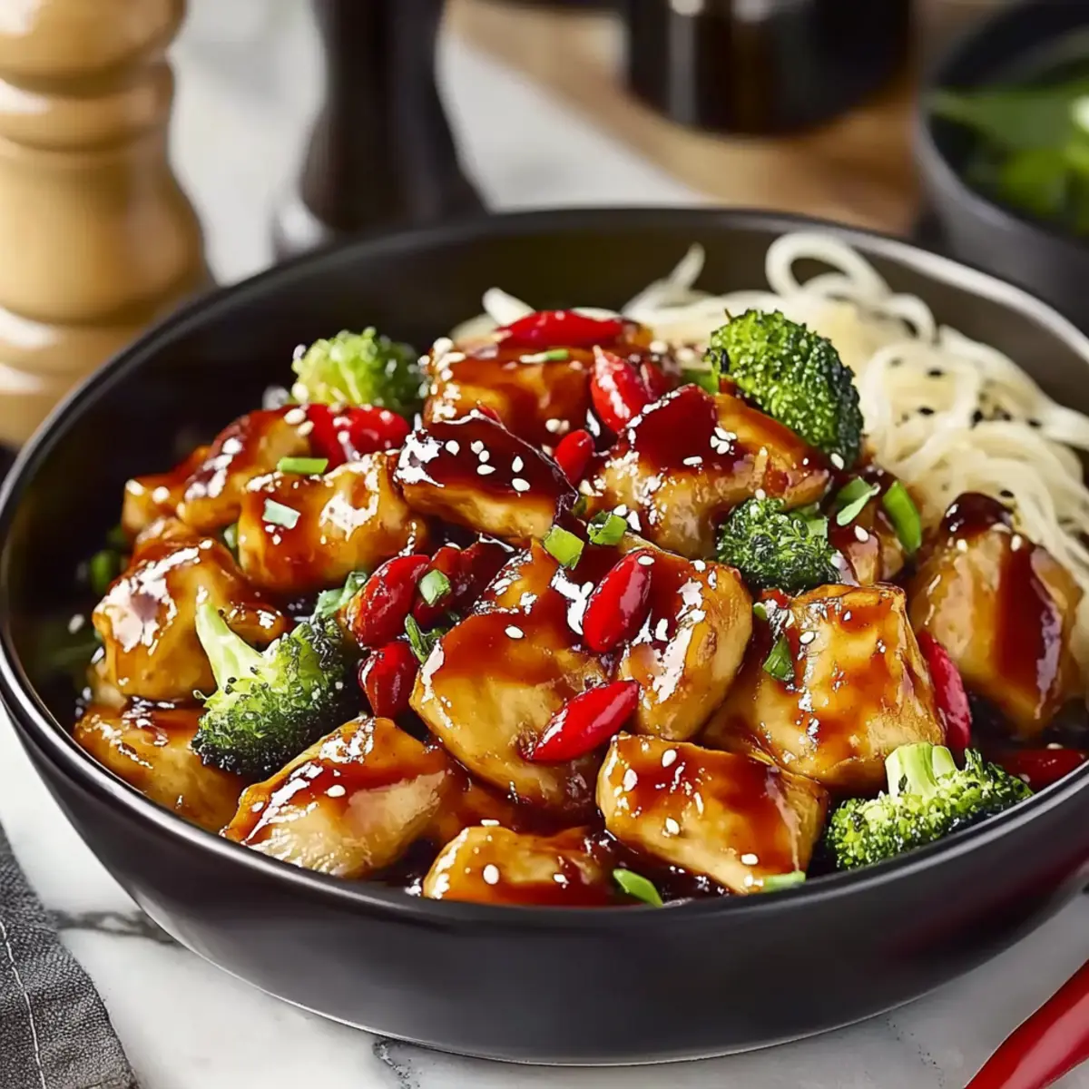 Teriyaki-Hähnchen-Pfanne