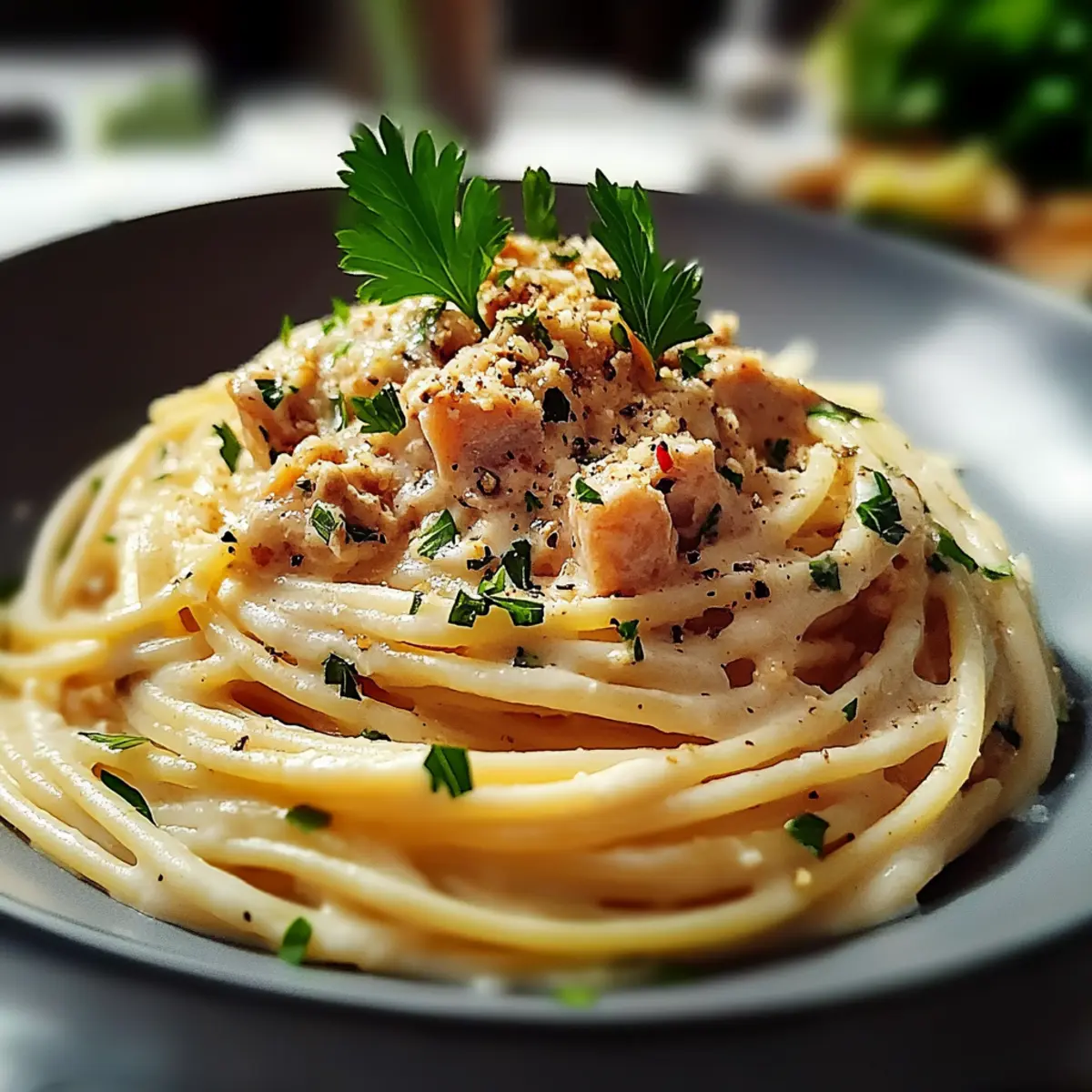 Thunfisch-Sahne-Sauce mit Spaghetti – Schritt 3