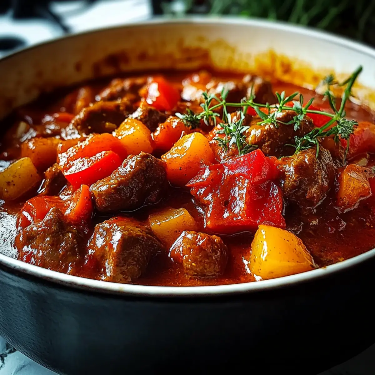 Ungarisches Paprika Gulasch – Schritt 3