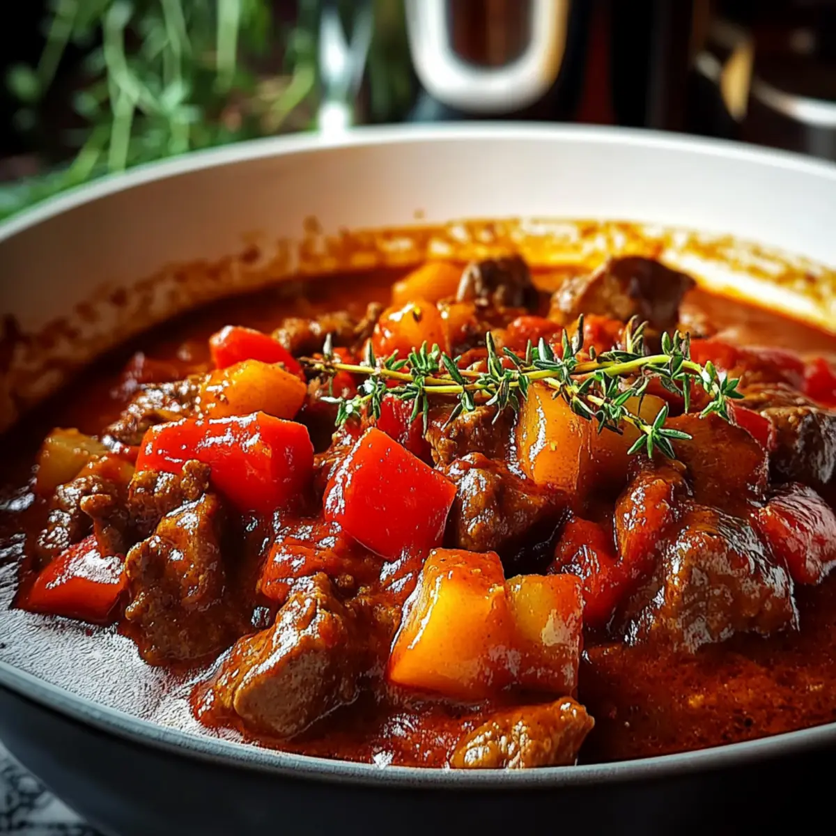 Ungarisches Paprika-Gulasch Rezept