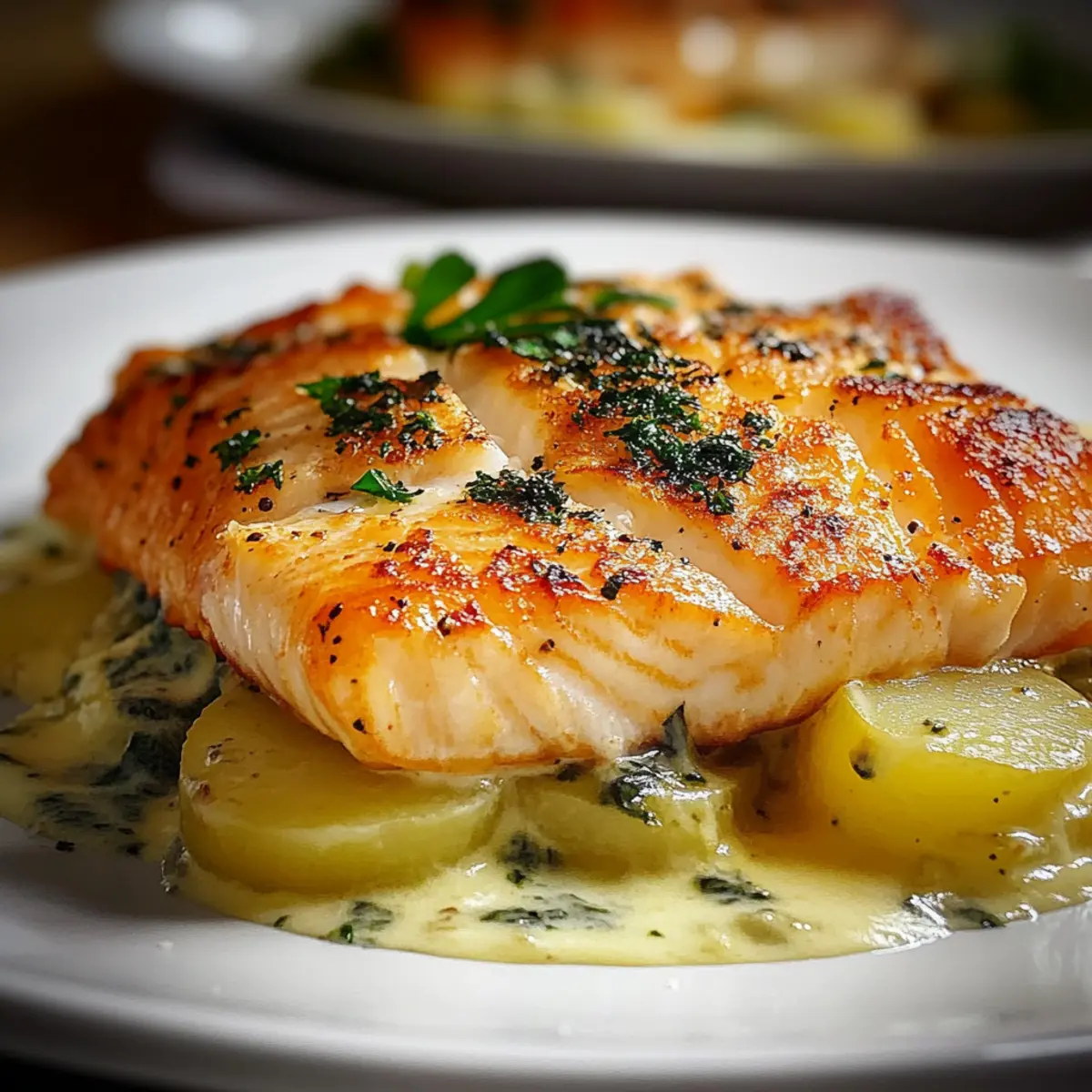 Lachsauflauf mit Kartoffeln – Zubereitung